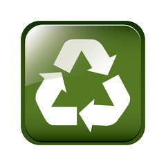 Obraz premium Think green ecology icon vector illustration graphic design