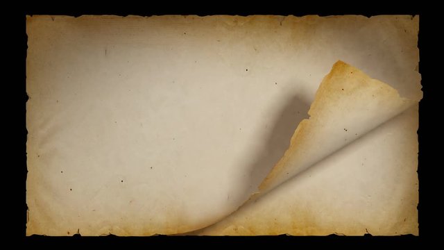 Flipping Paper + apha masks. High quality animation of flipping paper + alpha channel, and separate masks.