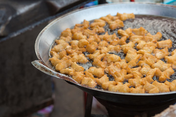 Deep-fried dough stick (Patongko) is food in Thailand.