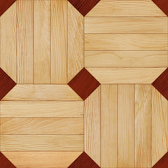 Seamless parquet texture. Can be used for 3D rendering.