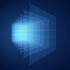 Vector Abstract futuristic background