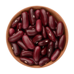 haricot bean on a white background