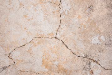 crack of stone floor for background