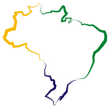 Brazylia - mapa