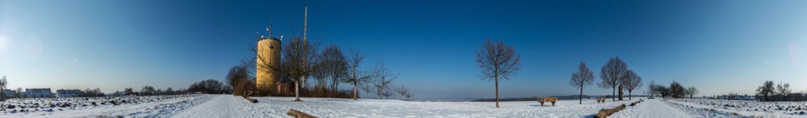 Winter Panorama in Bavaria, Germany