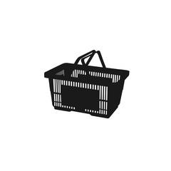 shopping basket. icon. vector illustration