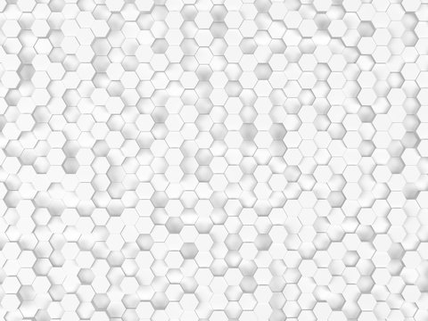 Hexes technology abstract background - 3d render © Sashkin