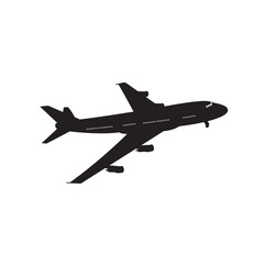 Fototapeta na wymiar icon of airplane. vector illustration