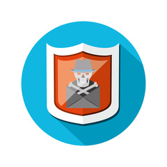 Security system technology icon vector illustration graphic design