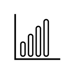 Chart icon vector