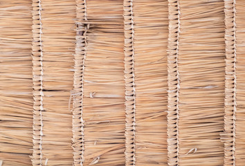 Thatched roof textured of cabin for abstract background.