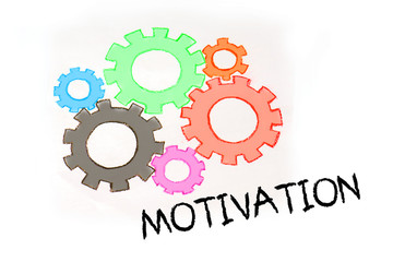 Obraz premium Gears and PERSONAL GROWTH mechanism