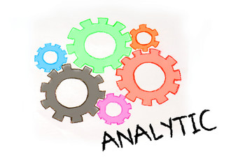 Obraz premium Gears and PERSONAL GROWTH mechanism