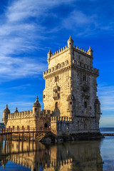 Fototapeta na wymiar Tower of Belem, Lisbon, Portugal.