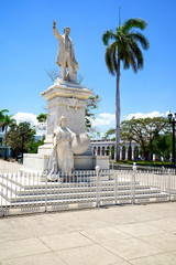 Jose Marti Statue im Parque José Marti, Cienfuegos, Kuba 