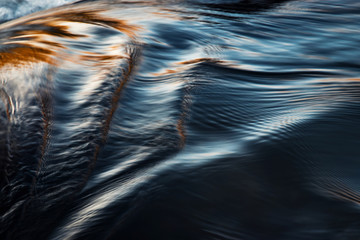 dark blurred ripples