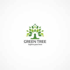 Green tree logo.