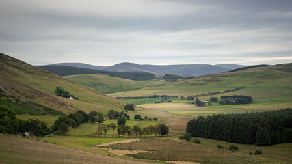 Fototapeta na wymiar Country view of Scotland highlands, Europe.