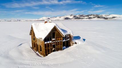 Winter Homestead forgotten by time