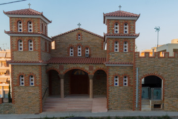 Fototapeta premium Rethymno, Greece - July 28, 2016: Orthodox church