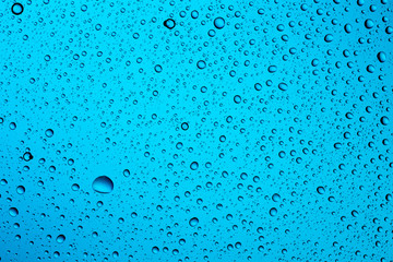 Water raindrops close up