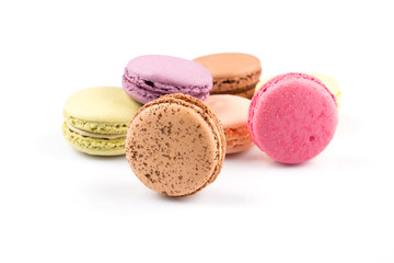 Tasty colorful macaroon
