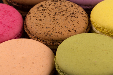 Tasty colorful macaroon