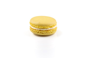 Macaroon isolated on a white