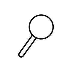 magnifier icon illustration