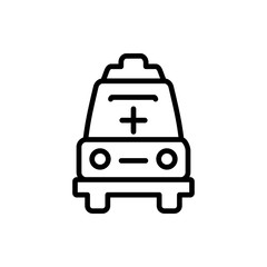 ambulance icon illustration