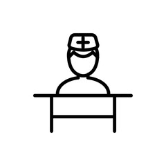 doctor icon illustration