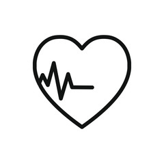 heartbeat icon illustration