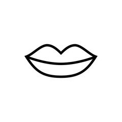 lips icon illustration