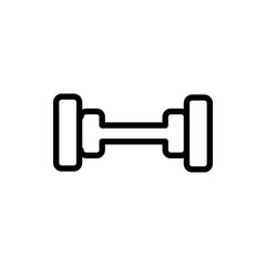 barbell icon illustration