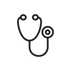 stethoscope icon illustration