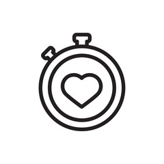 stopwatch icon illustration