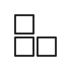 brick wall icon illustration