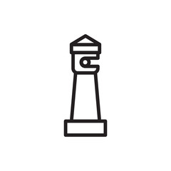 lighthouse icon illustration