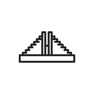 recommend clip art: Chichen Itza icon illustration