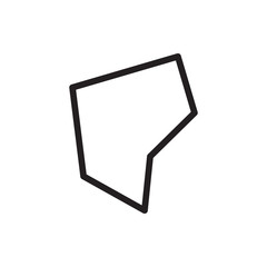 land territory icon illustration