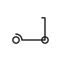 kick scooter icon illustration