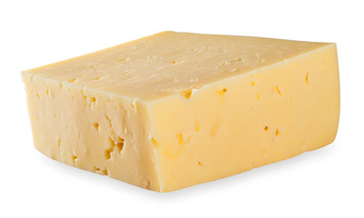 Rectangular piece of cheese
