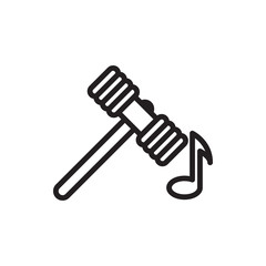 hammer icon illustration