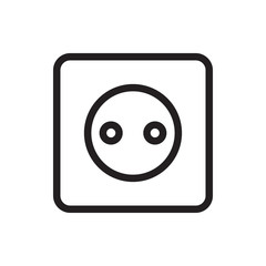 plug socket icon illustration