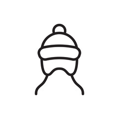baby cap icon illustration