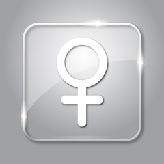 Fototapeta premium Female sign icon