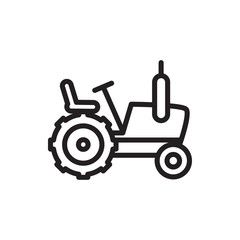 tractor icon illustration