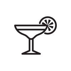 cocktail icon illustration