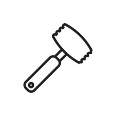 knife icon illustration