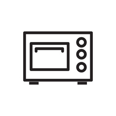 microwave icon illustration
